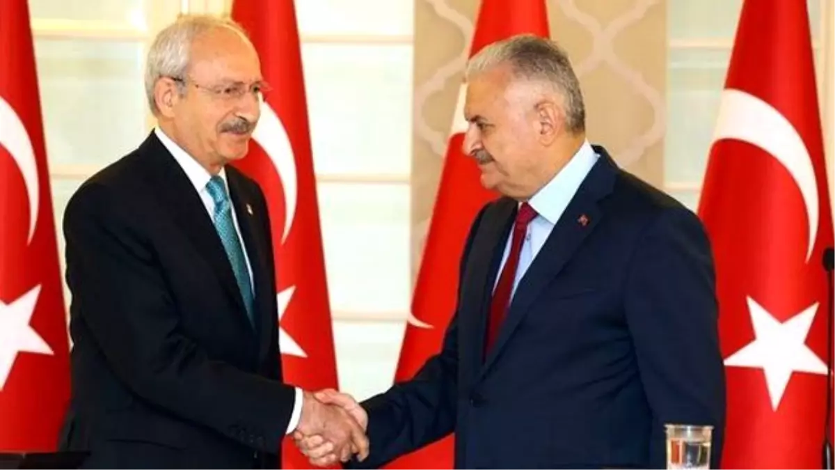 Başbakan Yıldırım, Kılıçdaroğlu ile CHP Genel Merkezi'nde Görüştü