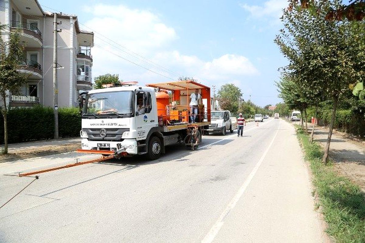 Sapanca\'da Yollar Asfaltlandı