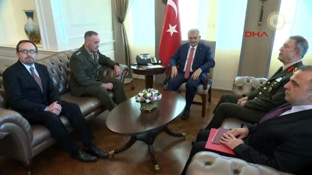 Başbakanlık Başbakan Yıldırım, ABD Genelkurmay Başkanı Dunford\'a Fethullah Gülen\'in İadesi...