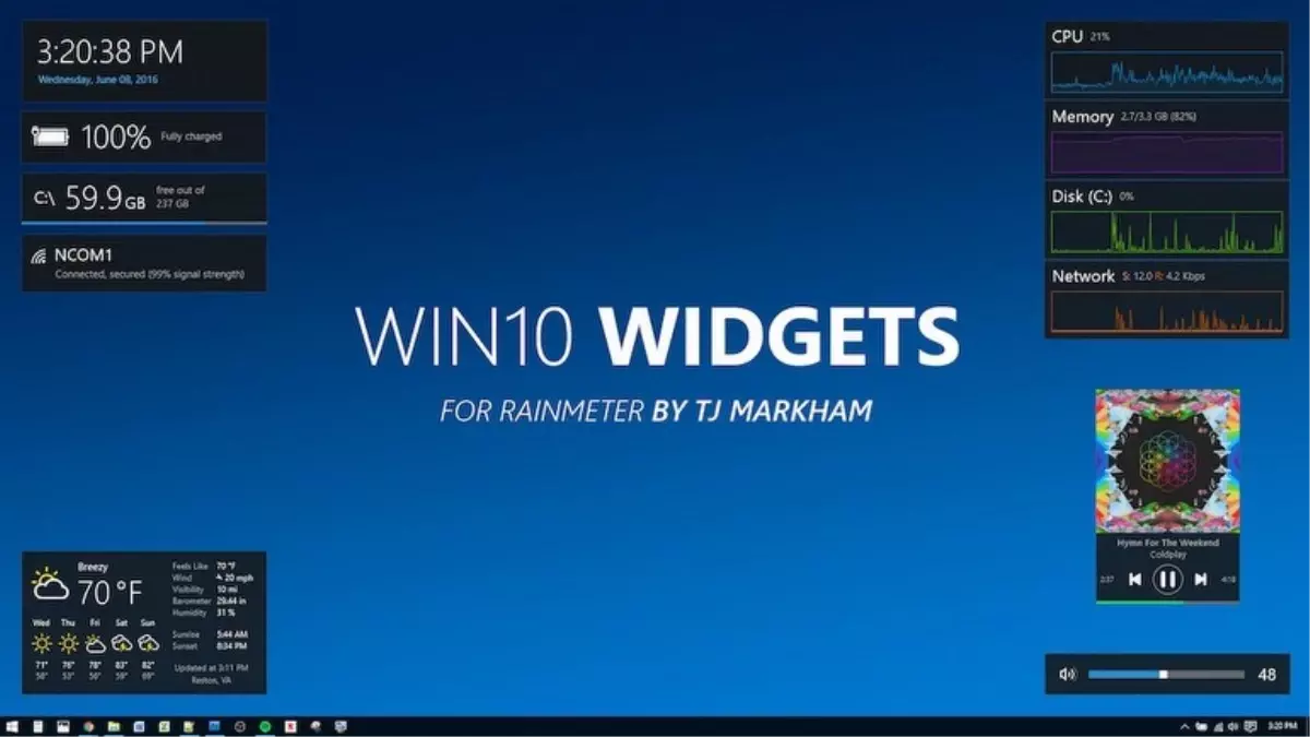 Windows 10\'da Widget Keyfi!