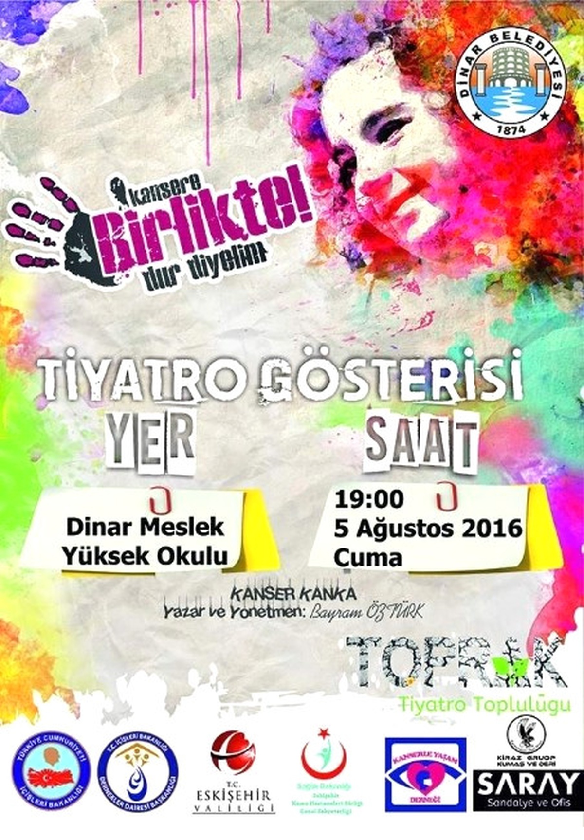 Bizimkiler İsimli Tiyatro Oyunu Dinar\'da Sahnelenecek