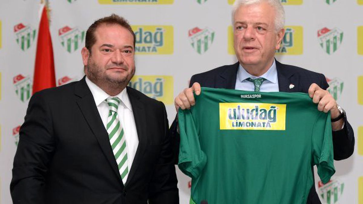 Bursaspor\'un forma sponsoru Uludağ Limonata