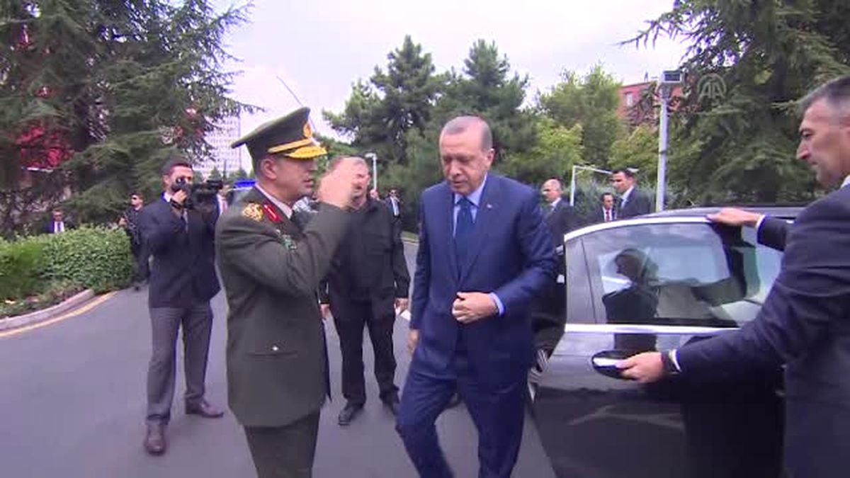 Cumhurbaşkanı Erdoğan, Genelkurmay Karargahında (3)
