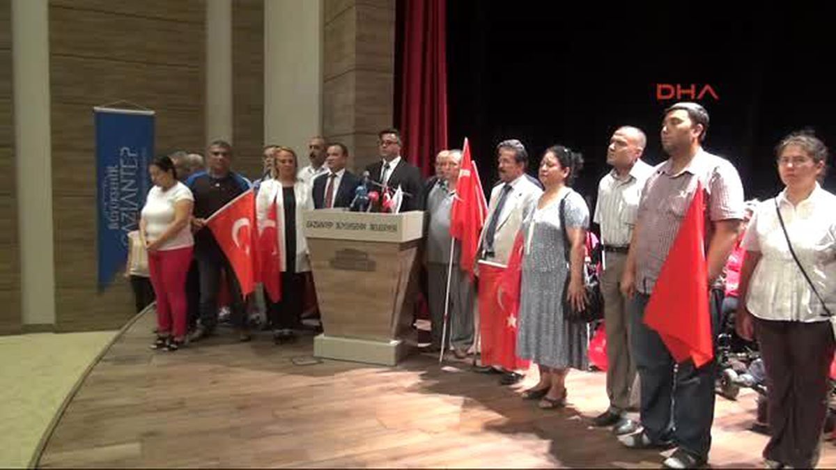Gaziantep\'te Engellilerin 15 Temmuz Açıklaması