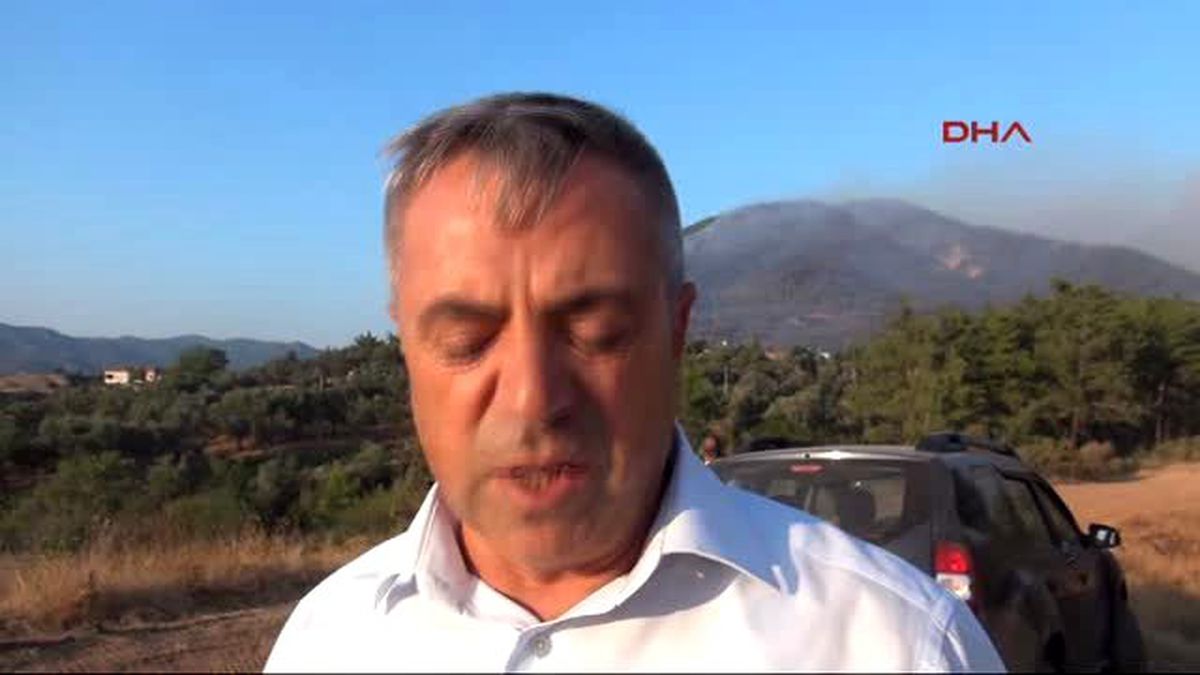 İzmir Seferihisar\'da Orman Yangını