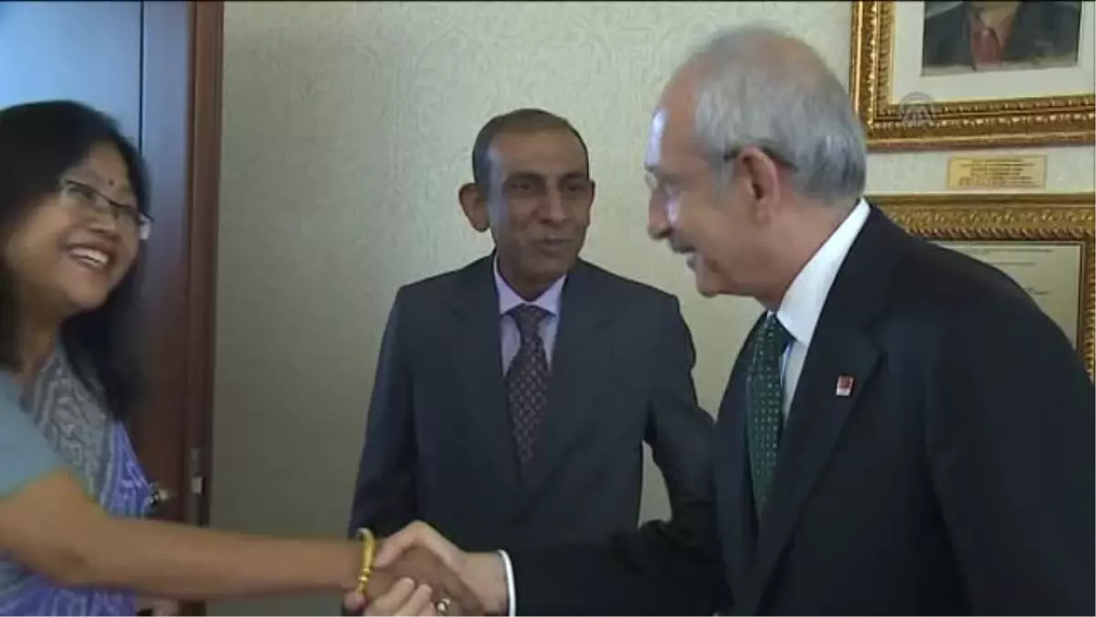 Kılıçdaroğlu, Hindistan ve Yeni Zellanda Büyükelçilerini Kabul Etti