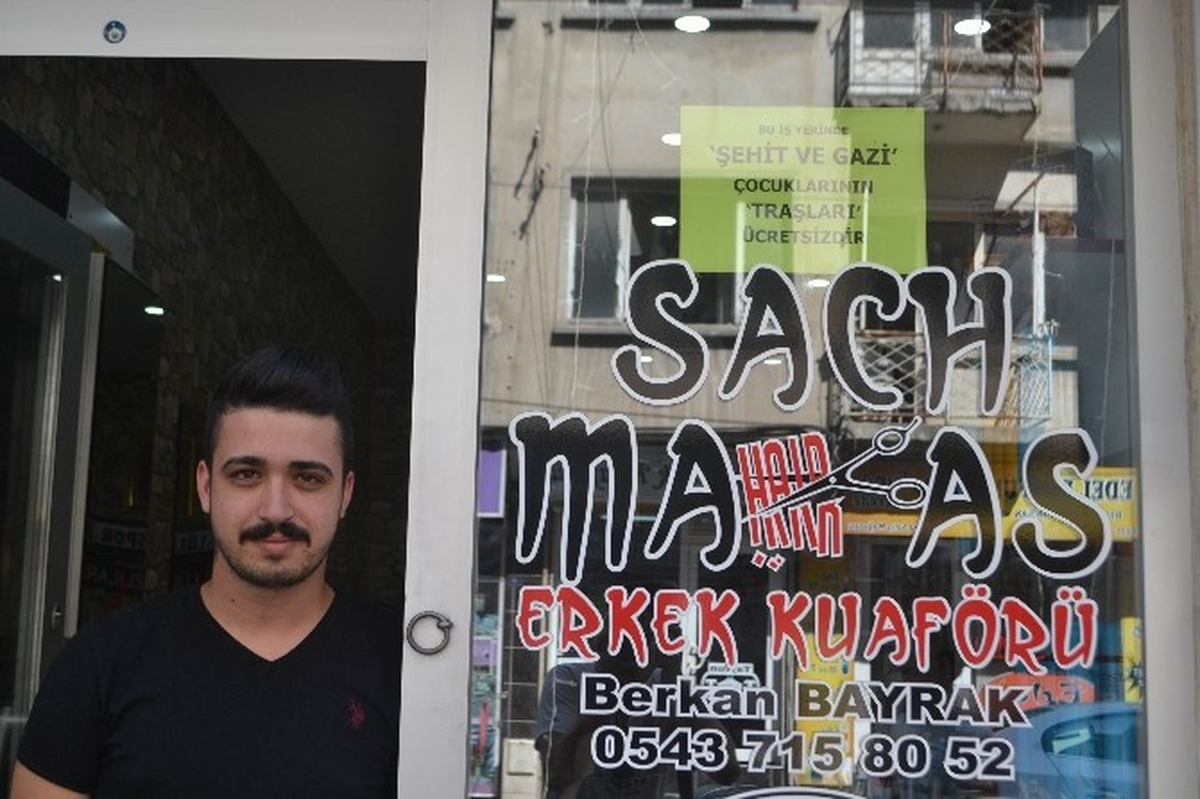 Şehit ve Gazi Çocuklarına Ücretsiz Tıraş