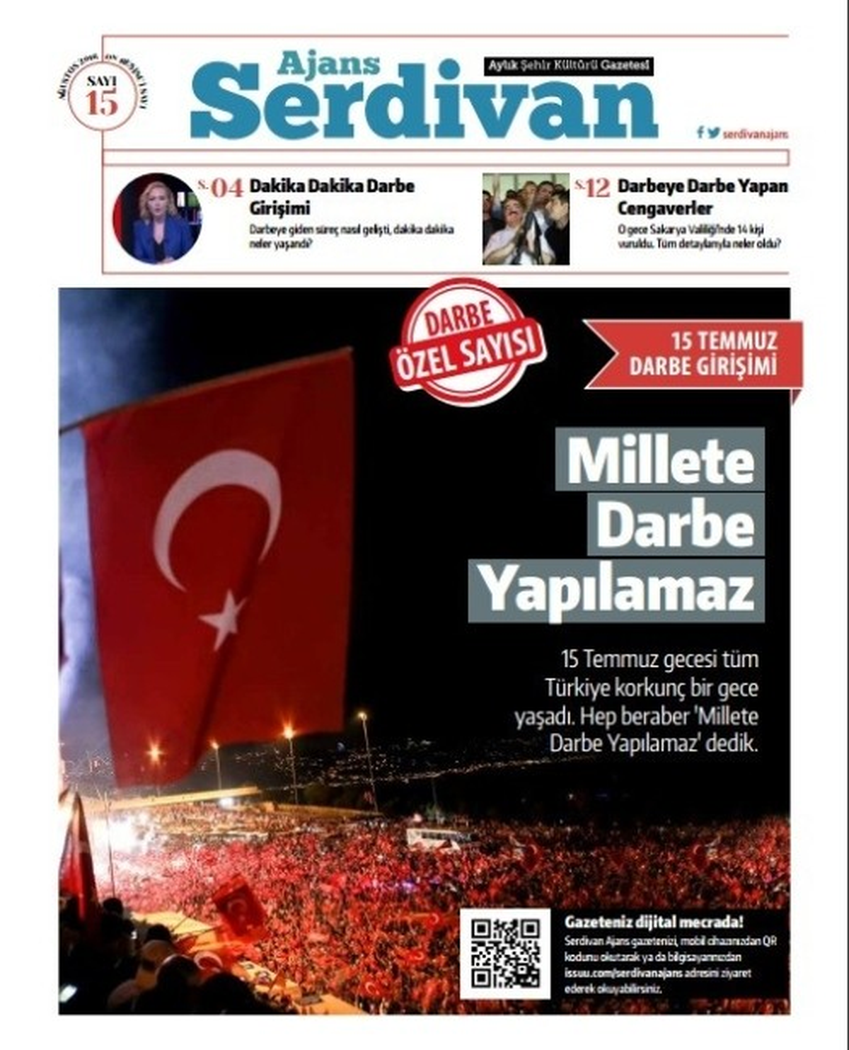 Serdivan Ajans\'tan Darbe Özel Sayısı