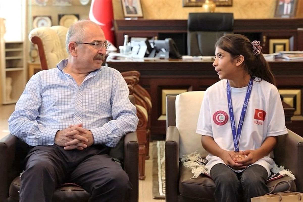Vali Yaman Cansu Alınca\'yı Tebrik Etti