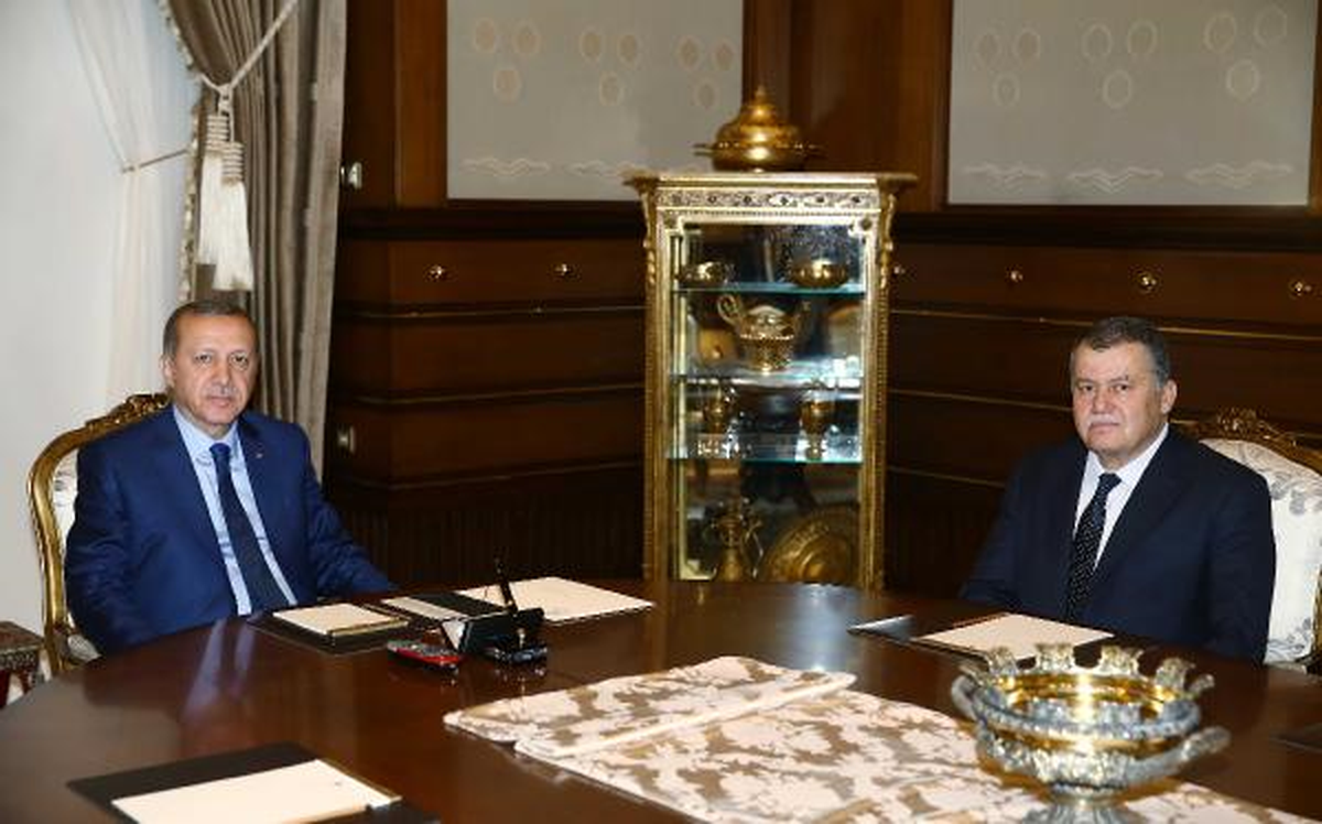 Yargıtay Başkanı İsmail Rüştü Cirit, Cumhurbaşkanlığı Sarayı\'nda