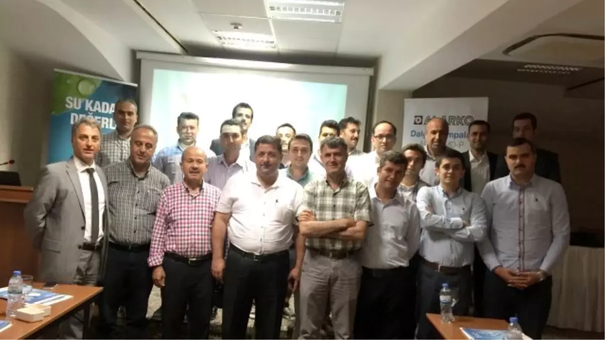 Alarko Carrier, Hatay'da dalgıç pompa eğitimi verdi