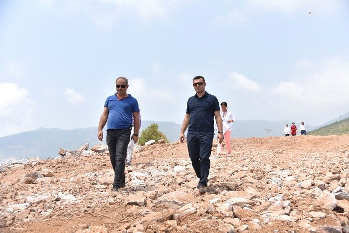 Başkan Yücel, Tavşandamı\'nı İnceledi