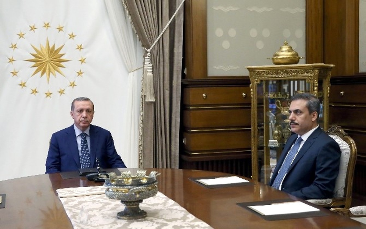 Cumhurbaşkanı Erdoğan, Hakan Fidan\'ı Kabul Etti