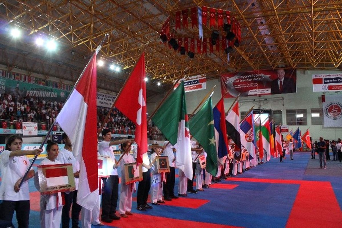 13. Uluslararası Palandöken Karate Turnuvası Açılış Töreni Yapıldı