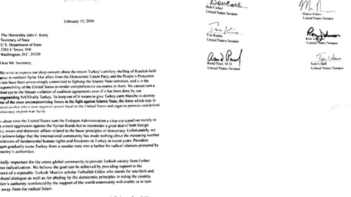 ABD\'li Senatörlerin "Gülen Mektubu" Sahte Çıktı