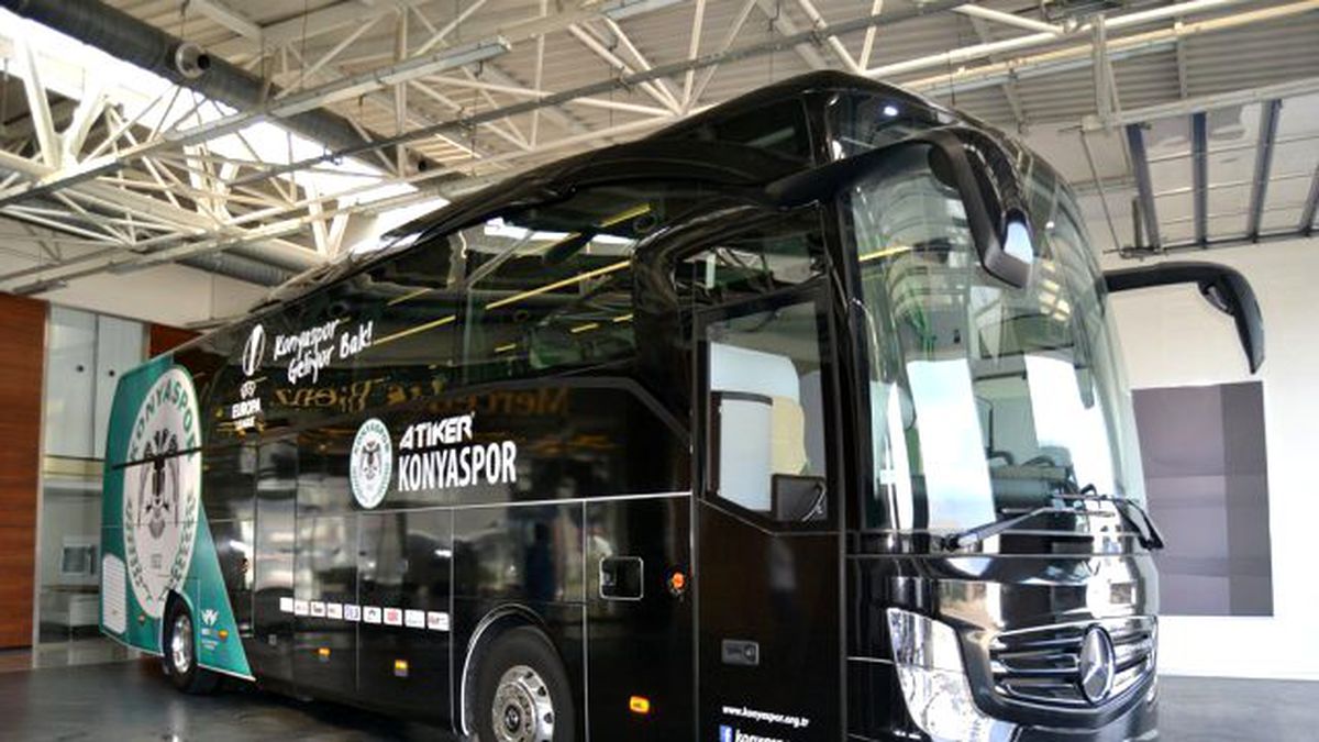 Atiker Konyaspor Yeni Mercedes-Benz Travego ile Avrupa yolunda
