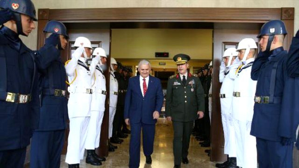 Başbakan Yıldırım, Genelkurmay Başkanlığı\'nda