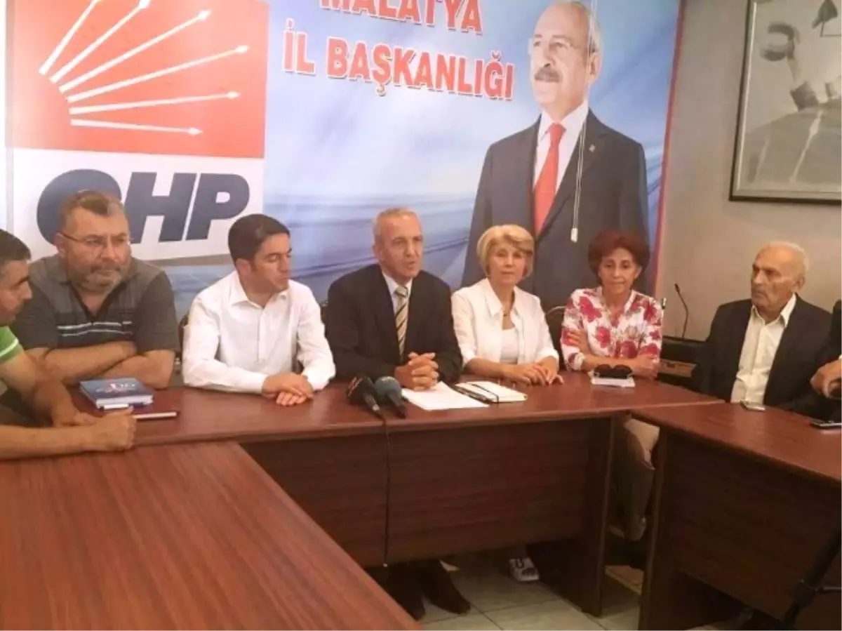 CHP Yeşilyurt İlçe Başkanı Küçükşahin Açıklaması