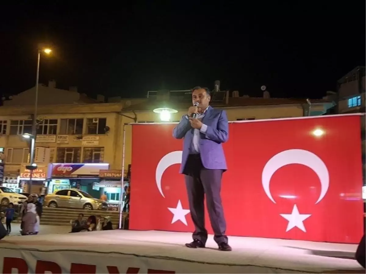 Develi\'de Demokrasi Nöbetleri Sürüyor