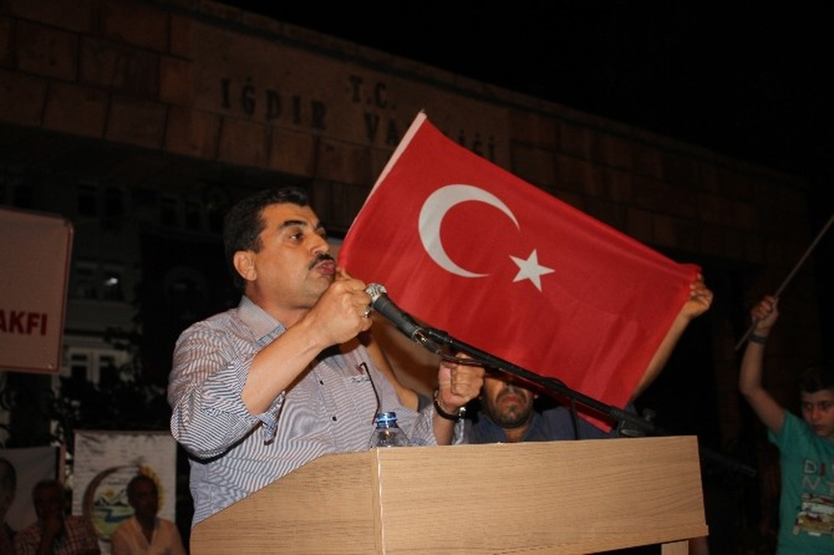 Iğdır\'da Demokrasi Mitingi
