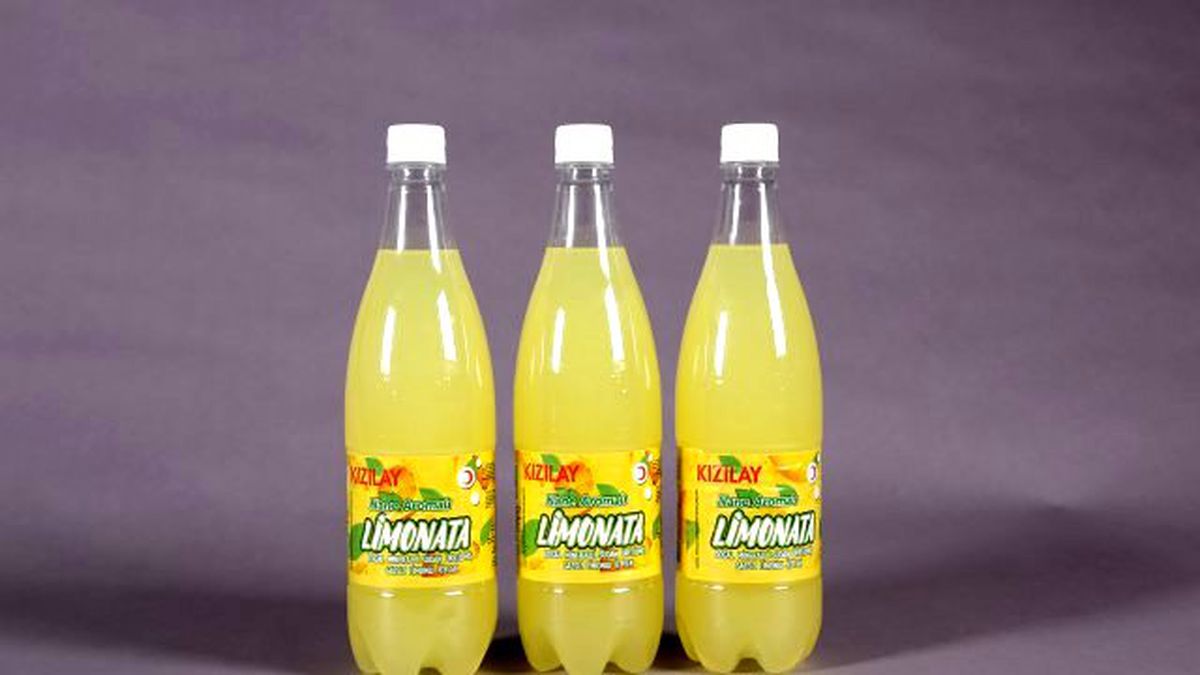 Kızılay'dan içinde mineralli su olan limonata