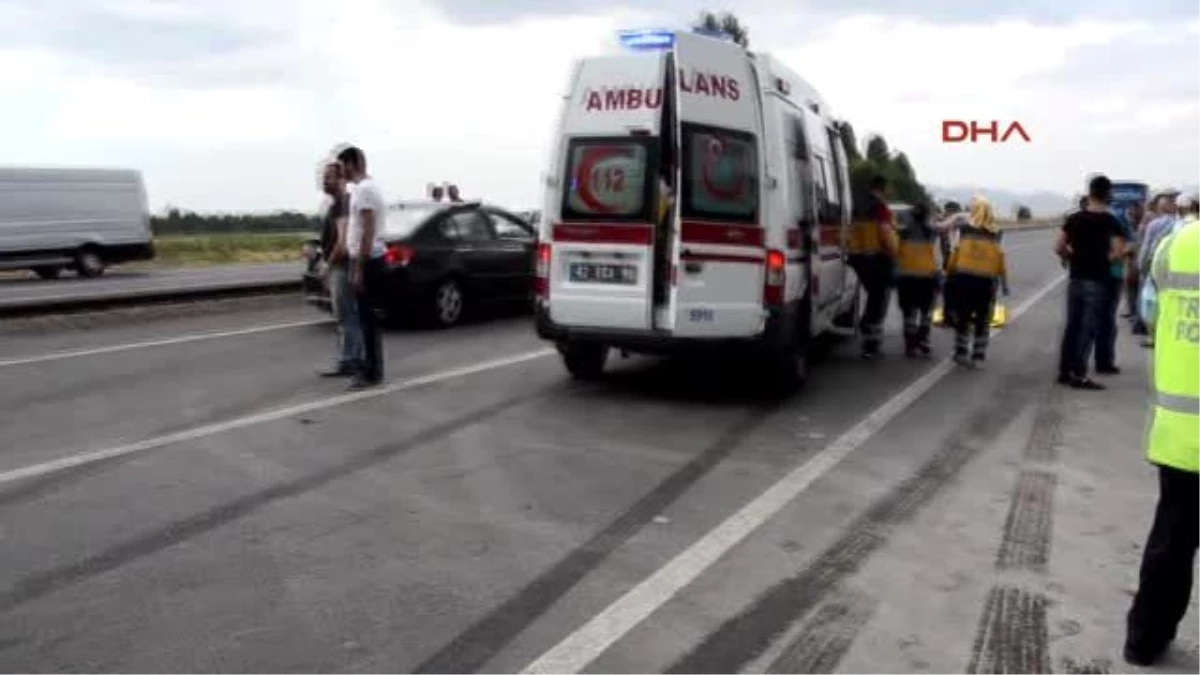 Konya Otomobil, Motosiklete Çarptı: 1 Ölü