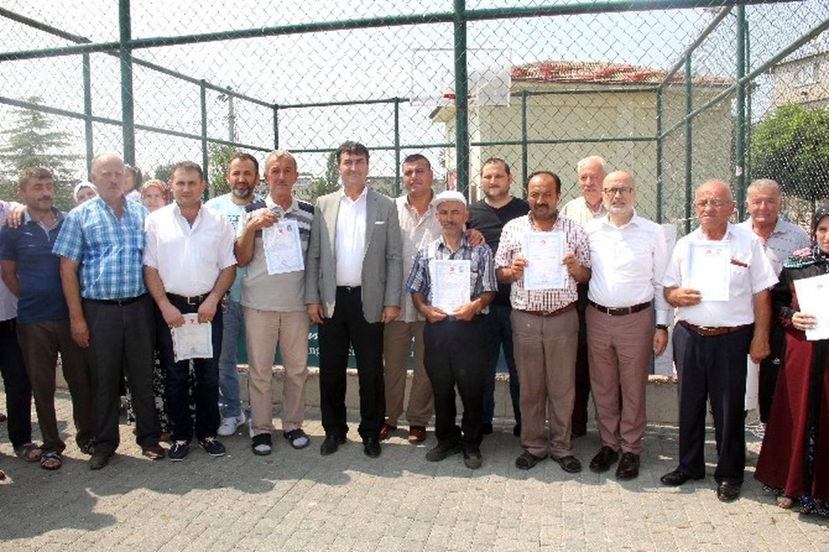 Küçükbalıklı\'da Tapu Sevinci