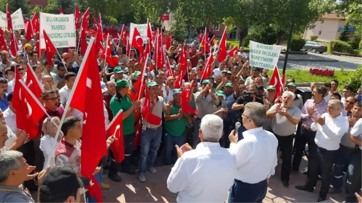 Pancar Çiftçisi Kayseri Şeker\'e, Çalışanlar Ekmeğine Sahip Çıktı