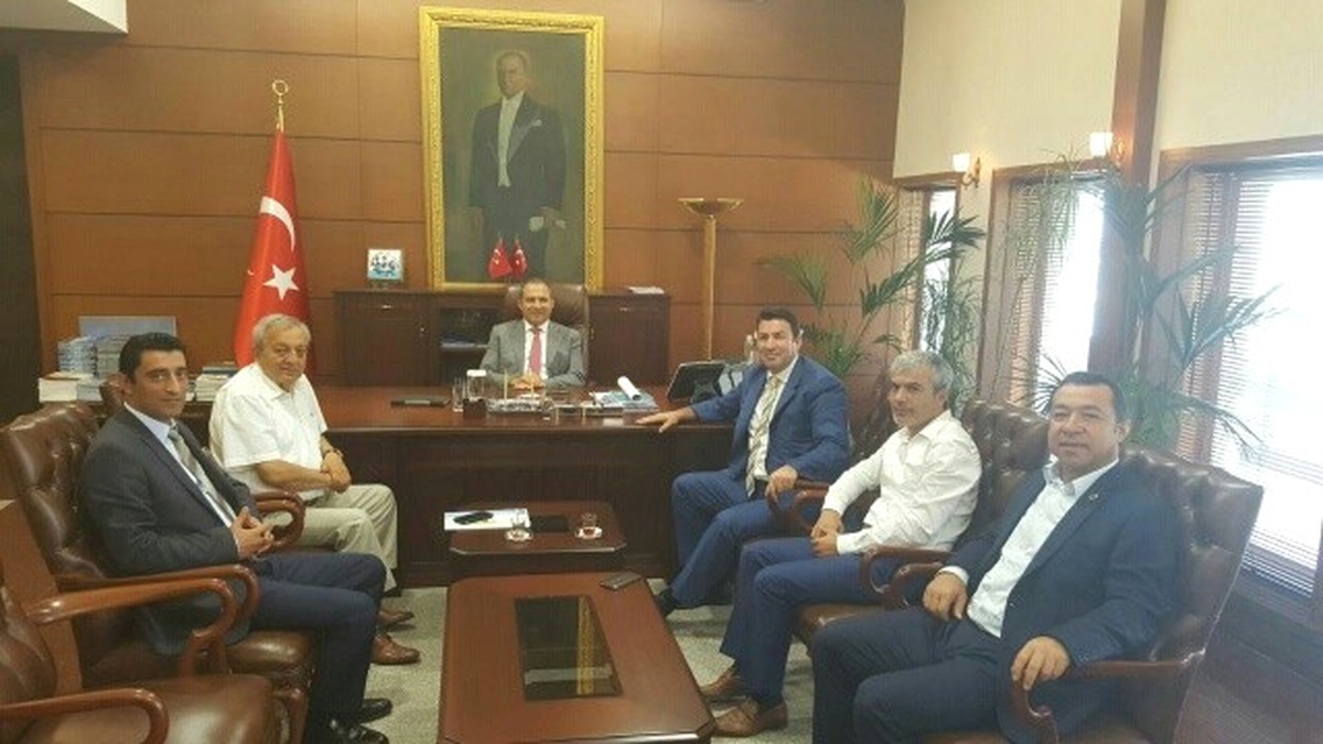 Ak Partililer, Vali Ali Kaban\'ı Ziyaret Etti