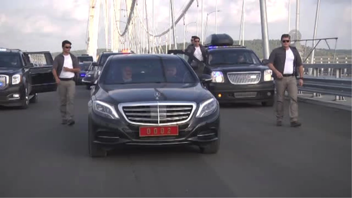 Başbakan Yıldırım, Yavuz Sultan Selim Köprüsü\'nde Araç Kullandı