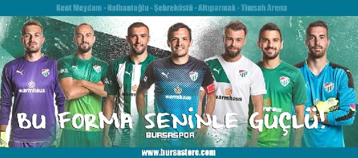 Bursaspor\'un Yeni Sezon Formaları Satışta