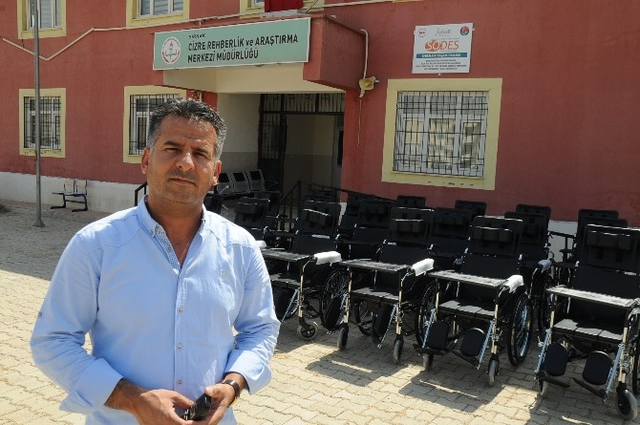 Cizre’de Engellilere Tekerlekli Sandalye Desteği Son Dakika