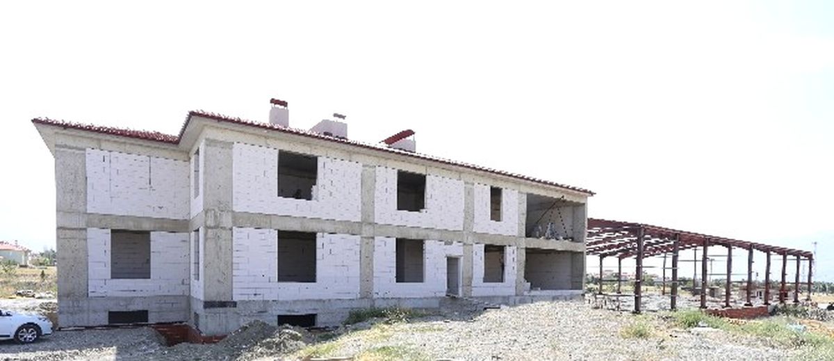 İtfaiye Binası Hızla Yükseliyor