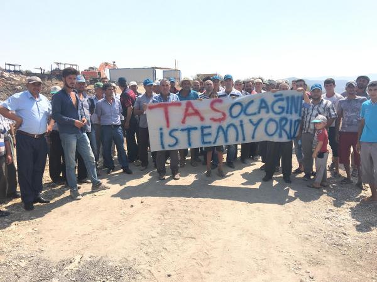 Köylülerden, Tarım Arazisinde Taş Ocağına Tepki