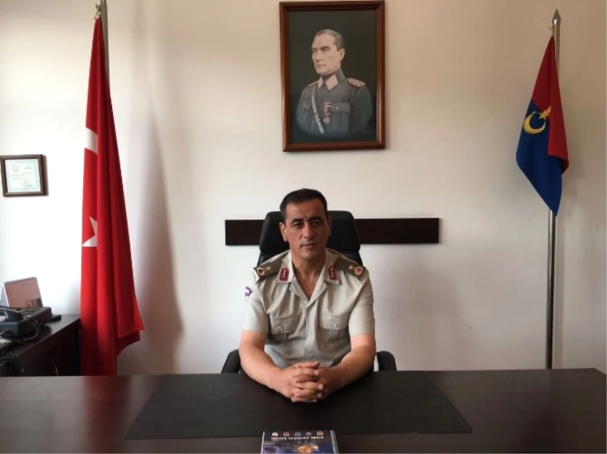 Marmaris\'e Atanan İlçe Jandarma Komutanı Göreve Başladı