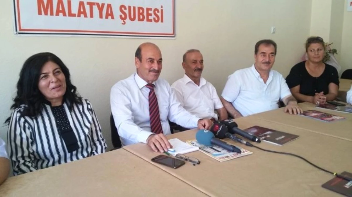 Mastöb Malatya Şube Başkanı Murat Cengiz Açıklaması