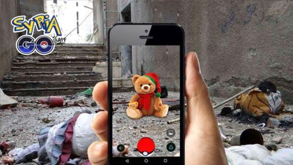 Pokemon Go, Suriye\'de Savaşa Karşı