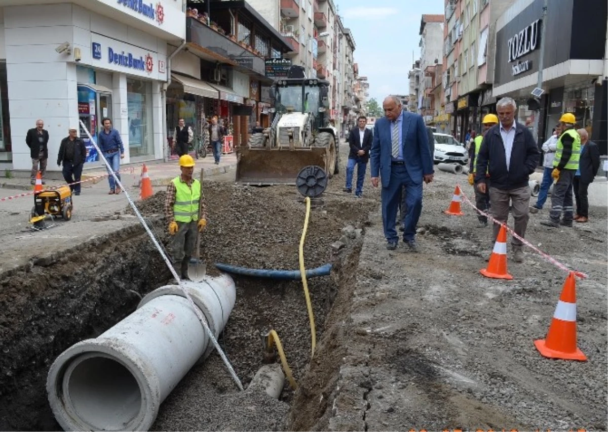 Saski\'den Terme\'ye 10 Milyon Liralık Alt Yapı Yatırımı