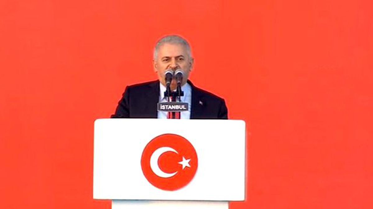 Başbakan Yıldırım'dan Yenikapı'da Atatürk Vurgusu!
