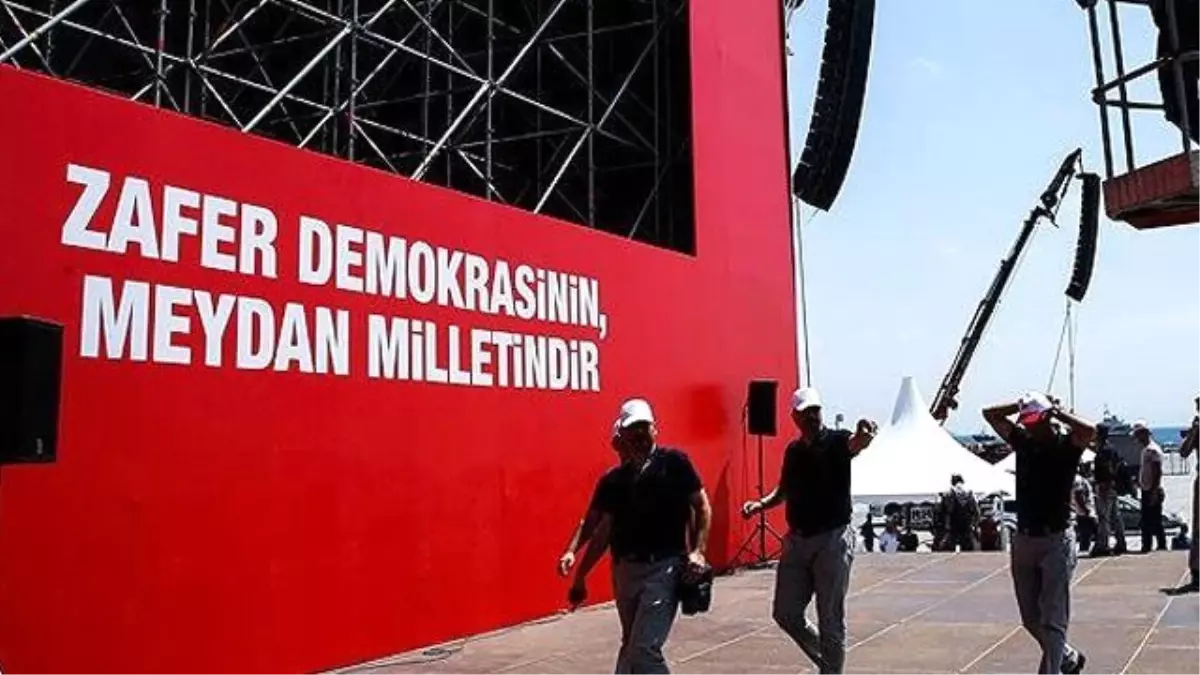 \'Demokrasi ve Şehitler Mitingi\' için Yenikapı\'ya 500 Ünlü İsim Geliyor