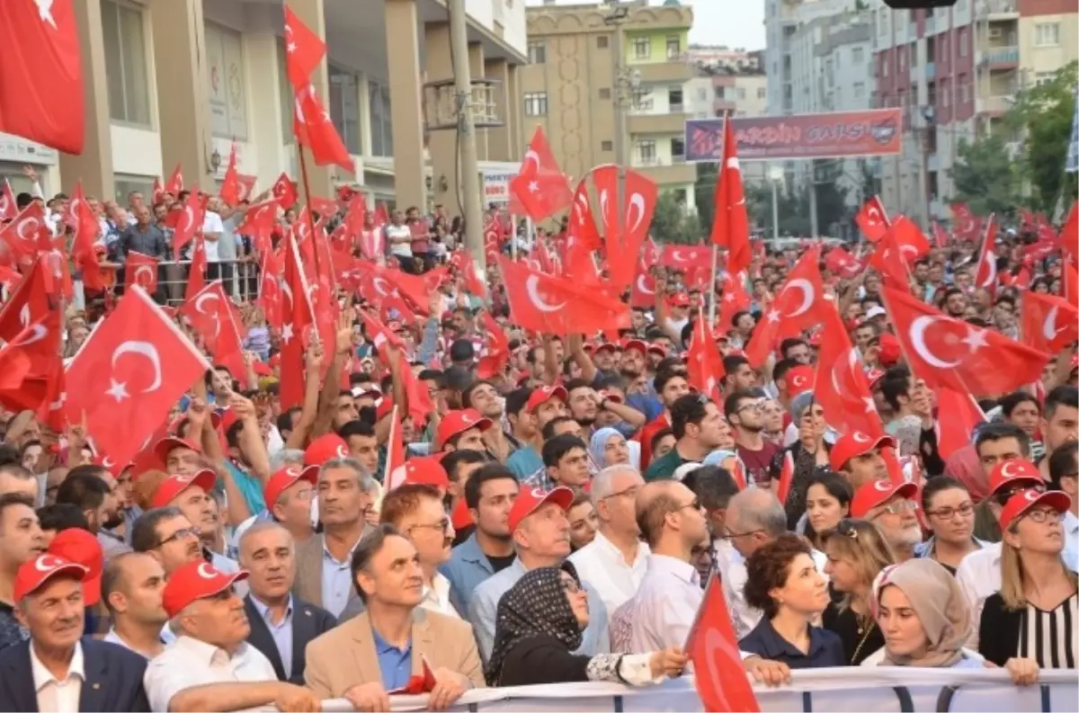 Mardin\'de Coşkulu Miting