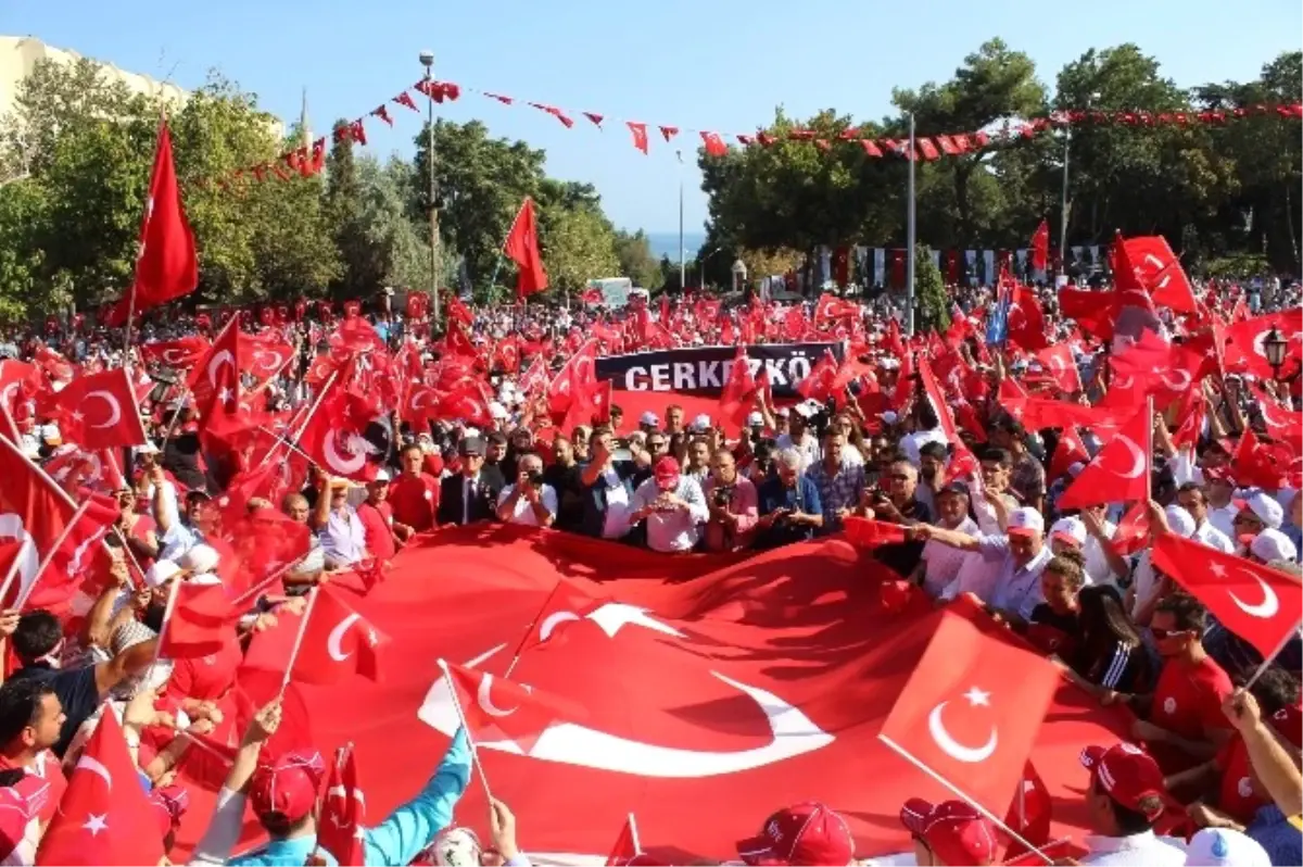 Tekirdağ\'da Dev Miting Başladı