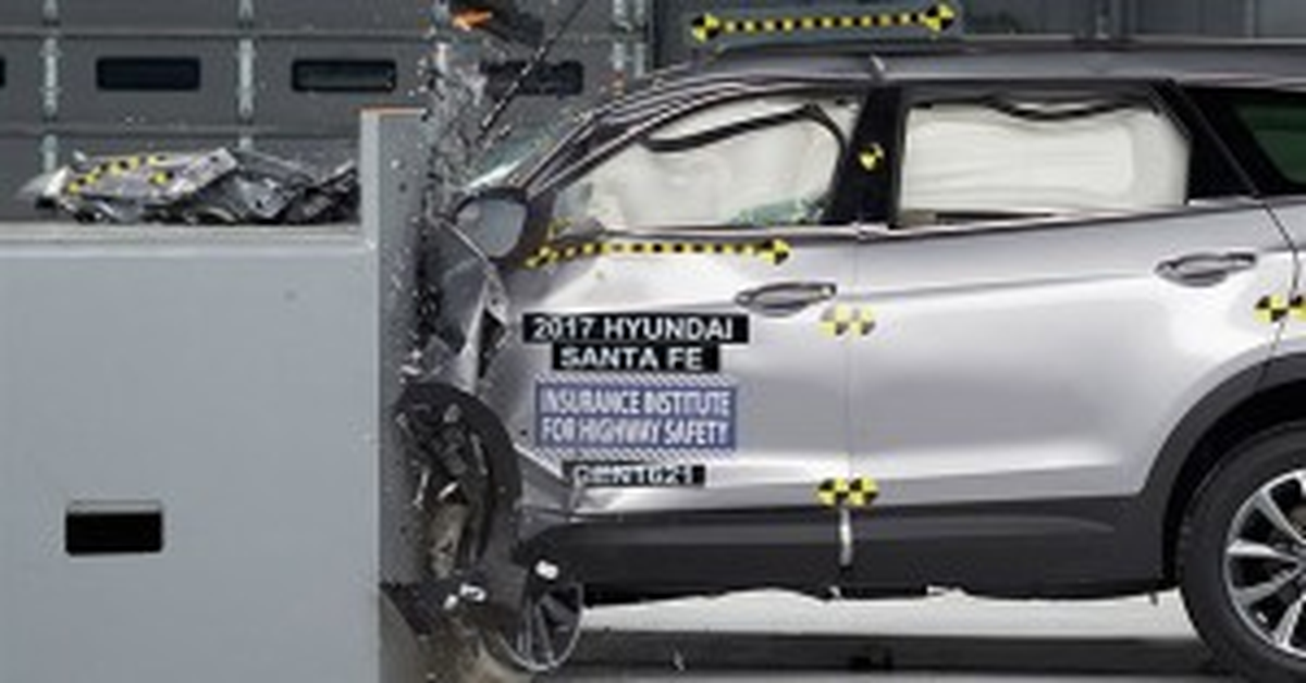 2017 Hyundai Santa Fe Iıhs\'den Geçer Not Aldı