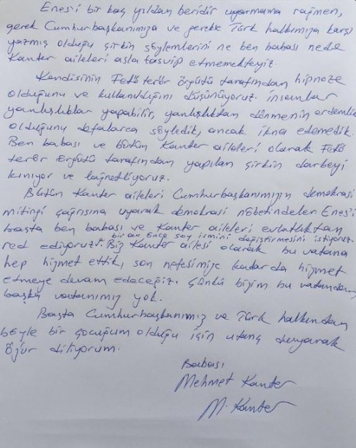 Ailesi Enes Kanter\'i Evlatlıktan Reddetti