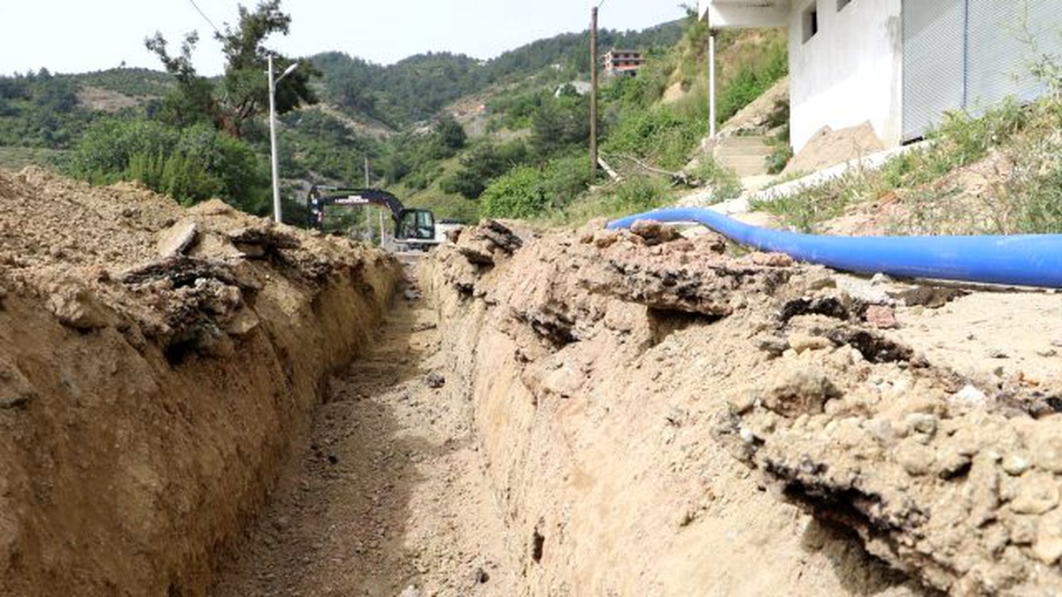 Maski\'den 132 Bin Metre Sağlıklı İçme Suyu Hattı