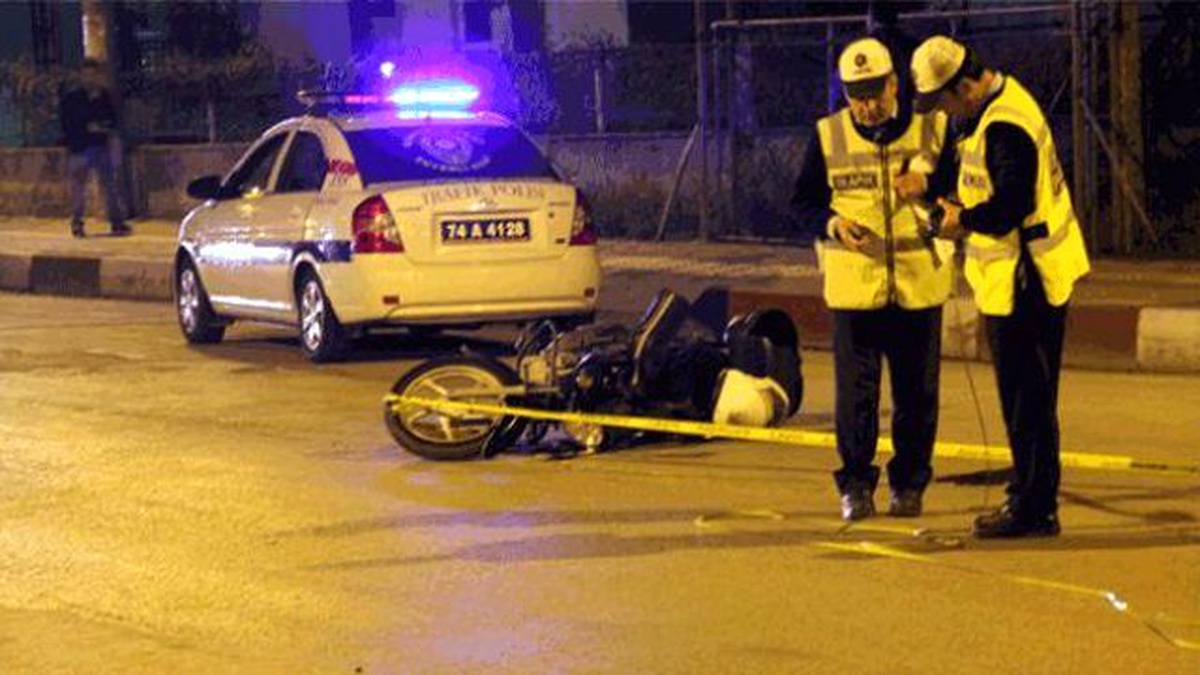 Motosikletle Kaza Yapan Genç Hayatını Kaybetti