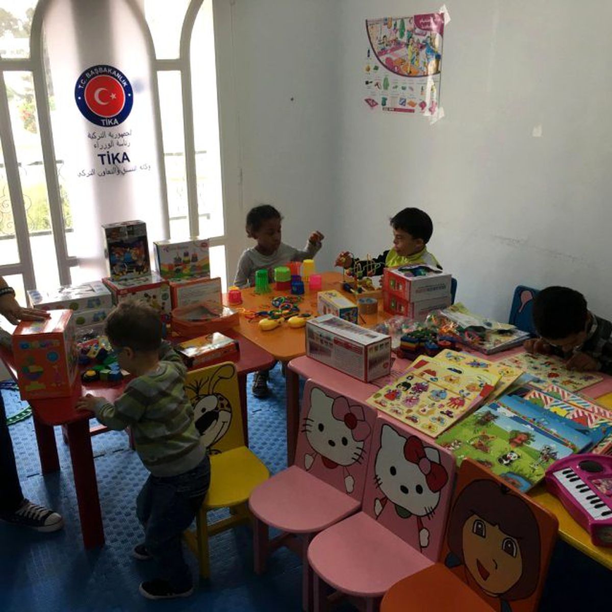 Tika\'dan Tunus\'taki Engelli Merkezine Donanım Desteği
