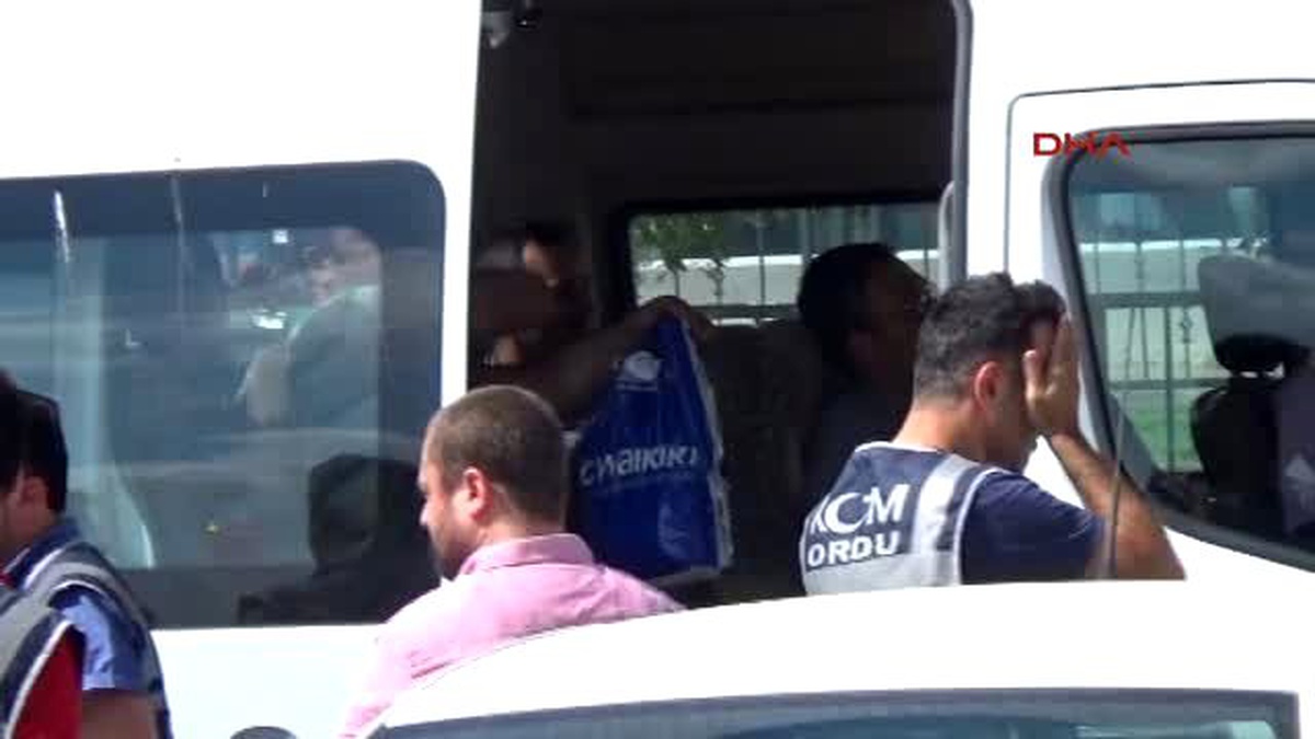 Ordu\'da Fetö Soruşturmasında 12 Zabıt Katibi Adliyeye Sevk Edildi