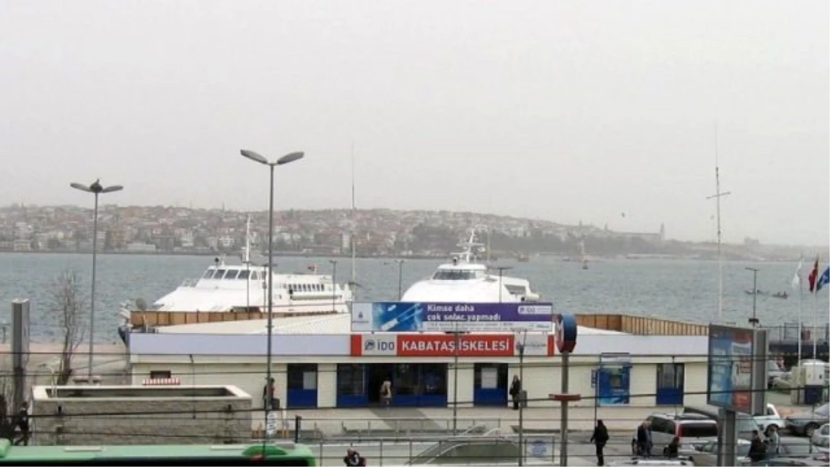 Kabataş Vapur İskeleleri Deniz Trafiğine Kapatılıyor