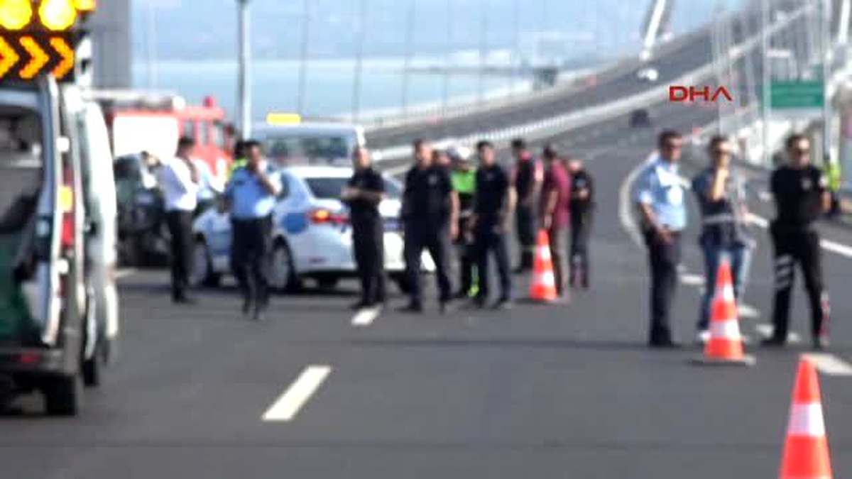 Kocaeli Osmangazi Köprüsü\'nde İlk Ölümlü Kaza: 1 Polis Şehit, 2 Yaralı 2-